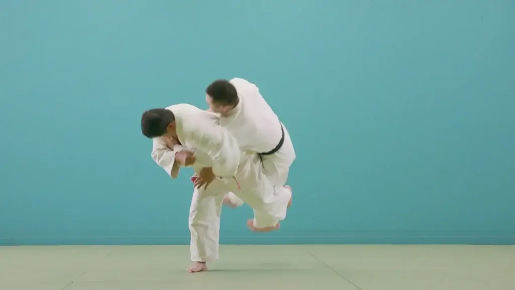 Harai-makikomi in Aktion.