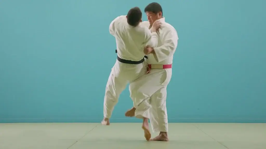 Aktion von einem Judoka
